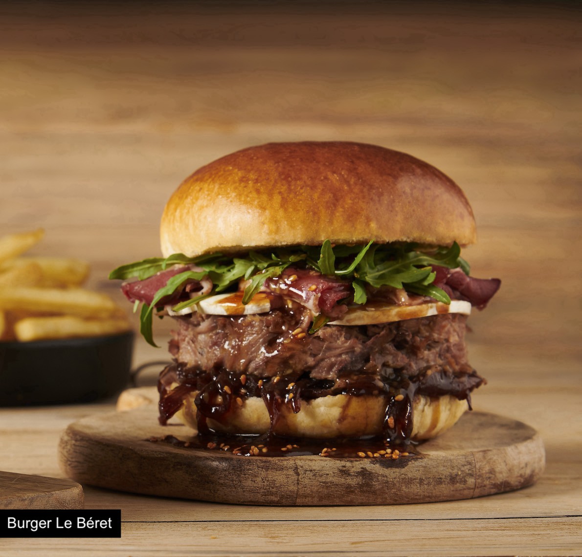Burger Béret 3Brasseurs livraison ubereats 3brasseurs reunion
