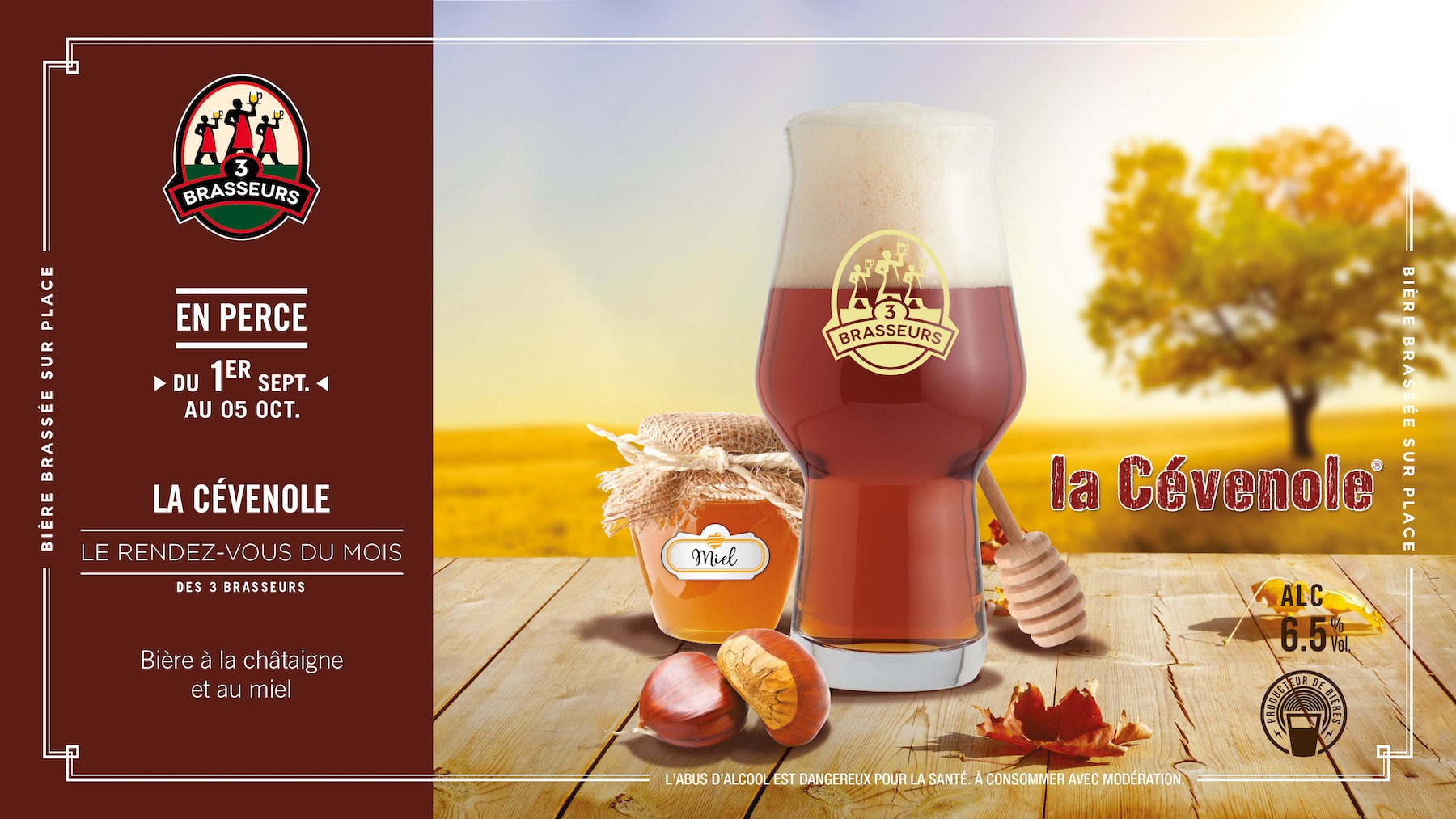 Cuvée du mois 3Brasseurs : La Cévenole Nouvelle cuvée : Feng Shui Bière 3BRasseurs