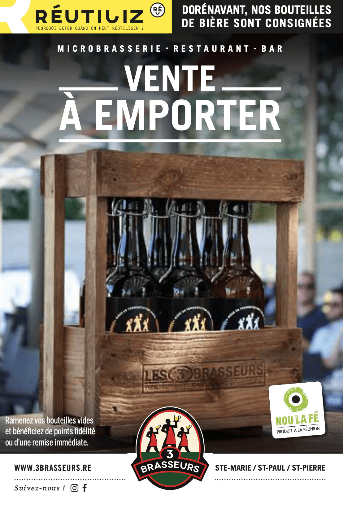 Bières à emporter 3Brasseurs