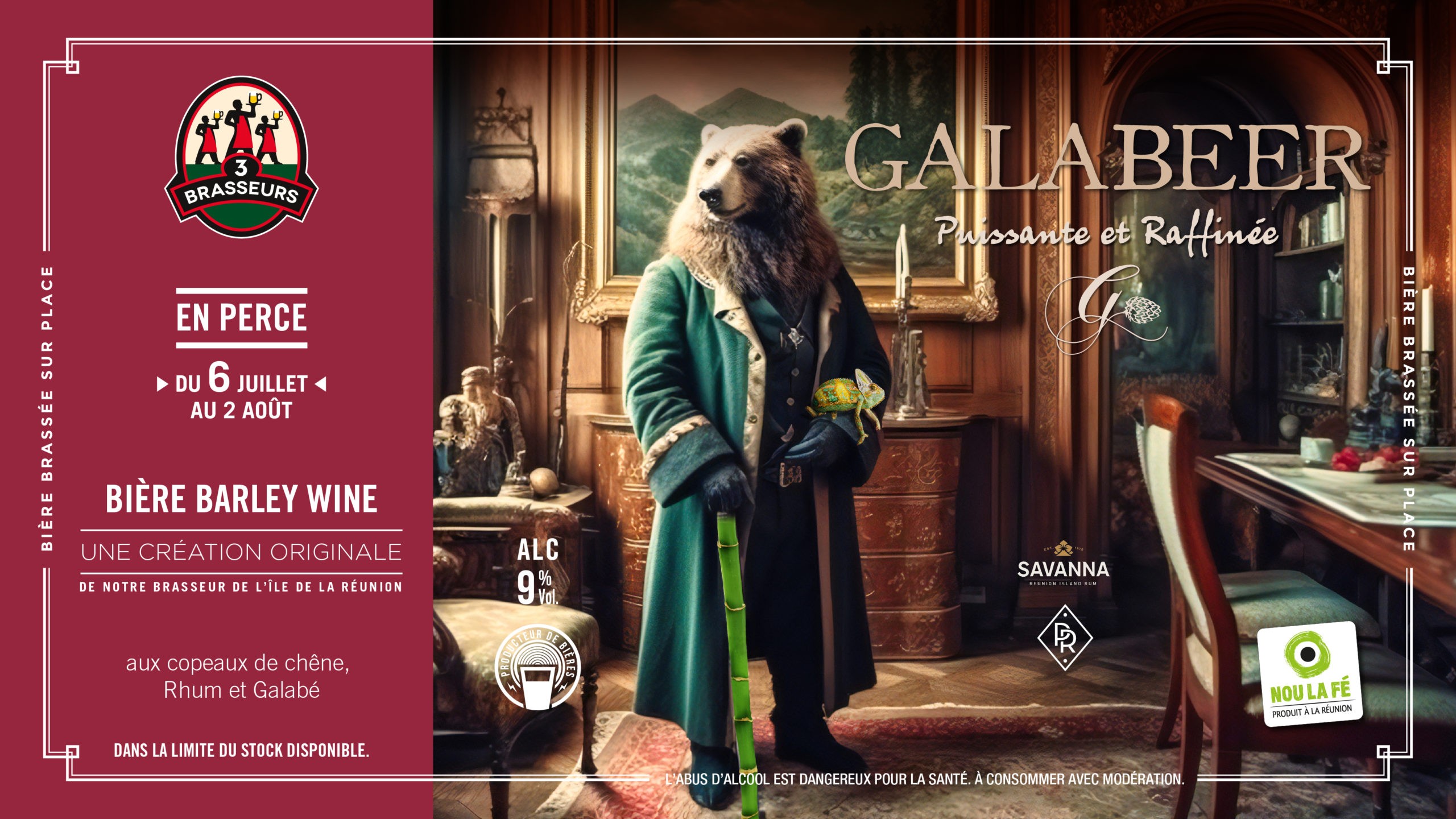 Cuvée du mois : La Galabeer Cuvée du mois : La Grand Froid des 3Brasseurs Réunion